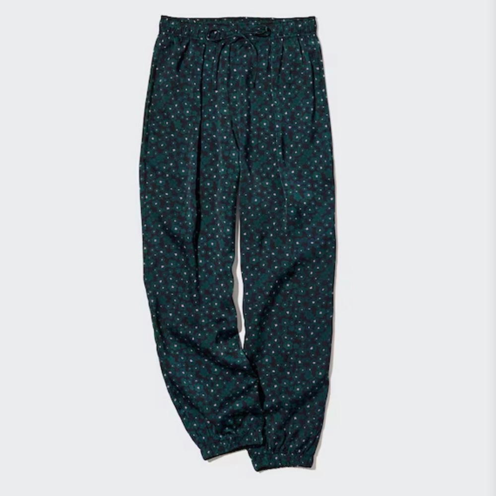 Uniqlo Satin Drape Drawstring Jogger Pants